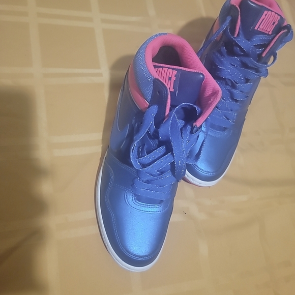 Nike Force Dunk Sky Hi Hidden Wedges US 8.5 Sneakers - Picture 4 of 5